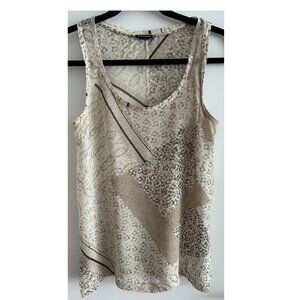 Club Monaco Tan Sleeveless Top XS